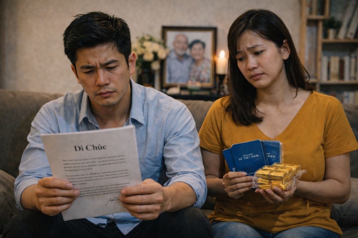 Chăm bố mẹ ốm nặng suốt nhiều năm, tôi chạnh lòng khi mở di chúc